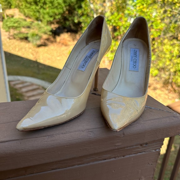 Jimmy Choo Beige Patent Leather - Picture 13 of 15
